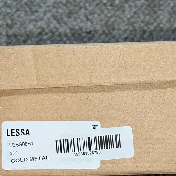 Gold Metallic Steve Madden Heels Sz8 - Picture 6 of 6